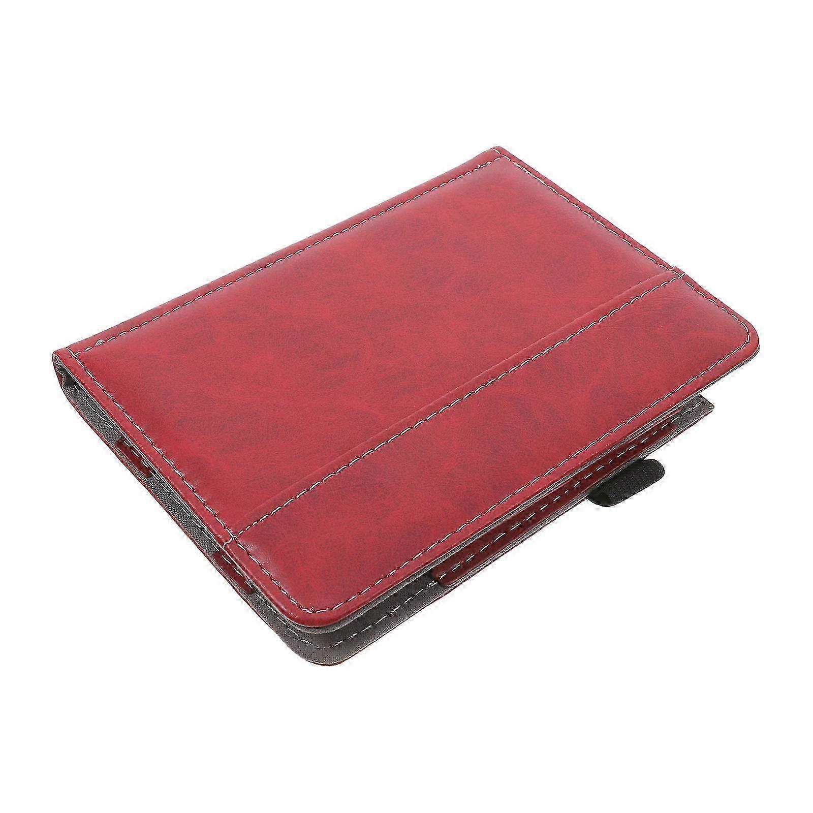 Red Leather E-Reader Cover for Women