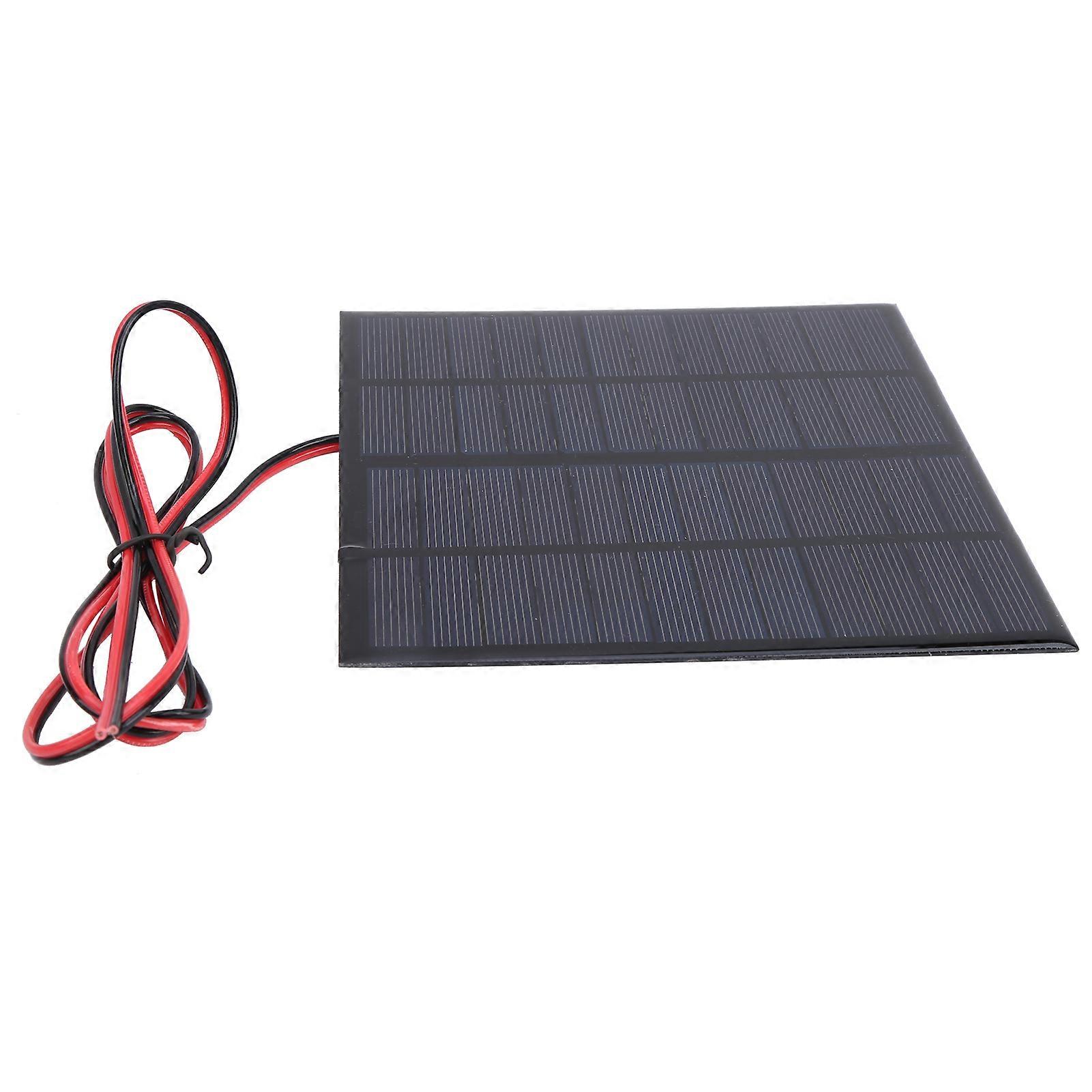 12V 3W Solar Panel Cell Power Module Polycrystalline Silicon Solar Panel with 1m Cable