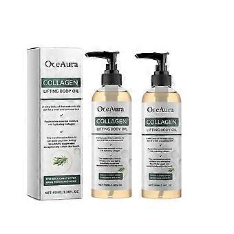 1-3X OceAura Collagen Straffendes Körperöl – Feuchtigkeitsspendendes und elastizitätsförderndes Massageöl für geschmeidige Haut, dbIAOS