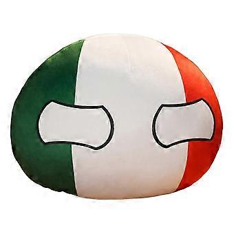 EU Deutschland Italien Polenball Plüschkissen-Anhänger