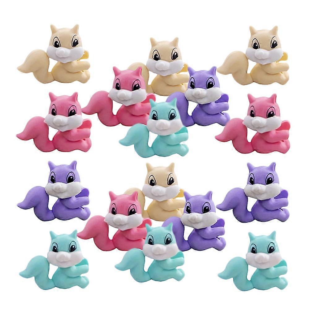 Squirrel Erasers Fun Erasers for Students Bulk 50Pcs Assorted Color