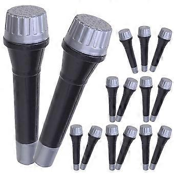 16pcs Fake Microphone Model Prop Pretend Microphone Prop Stage Costume Prop for Party