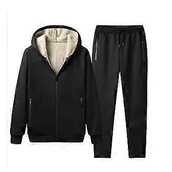 Leisure Winter Fleece Lamb Coat Set Wear-resistant Washable Large Clothes for Shopping SQ3