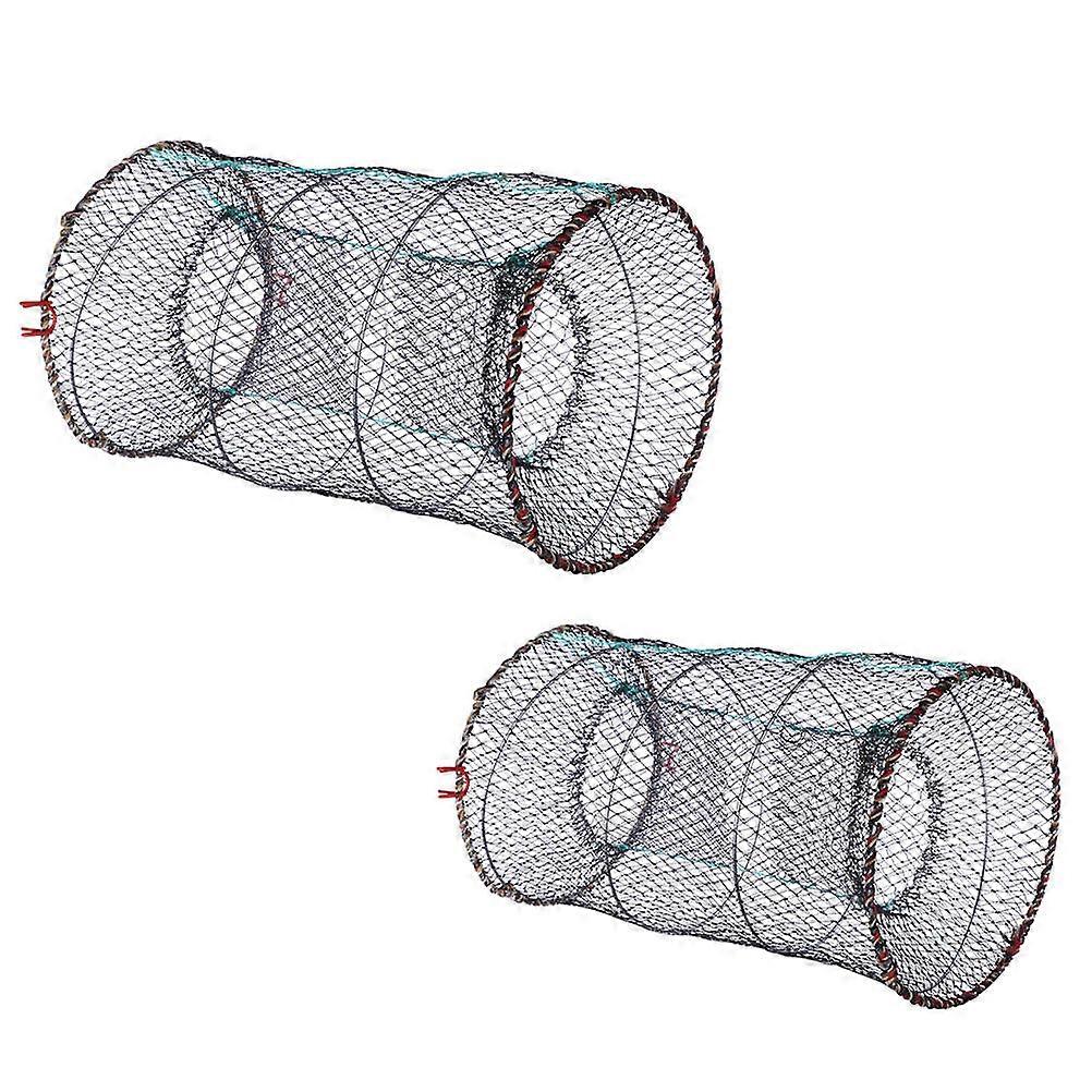 2Pcs Professional Crawfish Traps Multi-function Lobster Traps Convenient Bait Traps