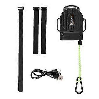 ESLNF Outdoor Bike Traction Rope Lampka tylna rowerowa 3M 2 w 1 Ładowanie USB Automatyczna siła skurczu