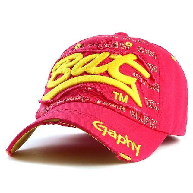 Embroidery Letter Pattern Curved Eaves Baseball Cap