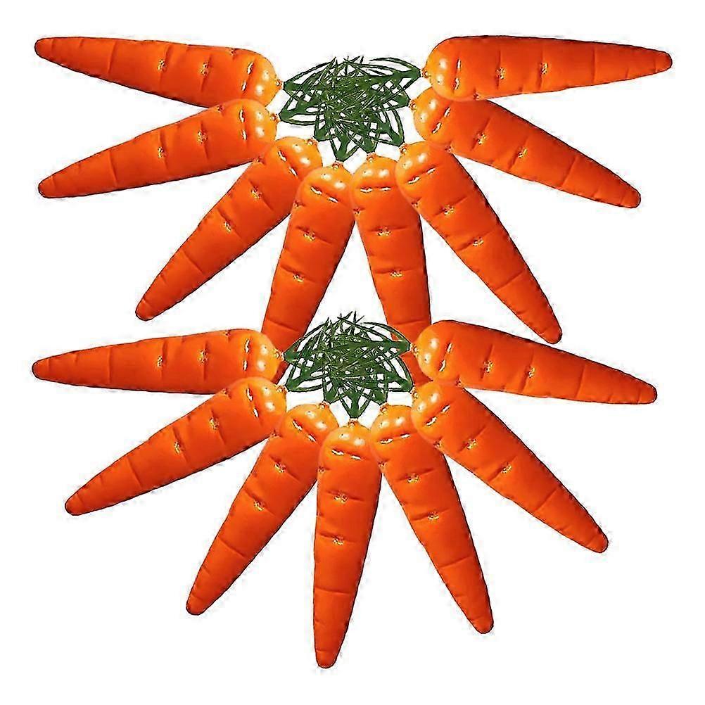 Foam Mini Artificial Carrots for Easter Decor 15Pcs Lifelike Vegetable Props