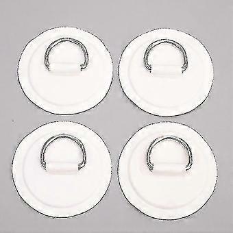 4pcs Surfboard Dinghy Boat Pvc Patch D Ring Deck Rigging Sup Round Ring Pad