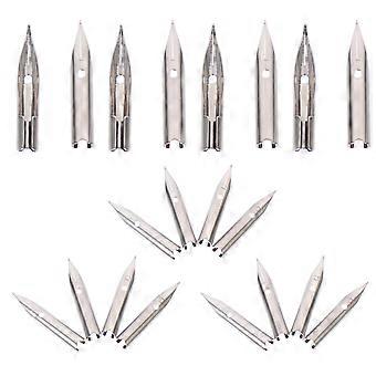 20pcs Pen Nibs Set Fountain Pen Replacement Nibs Calligraphy Pen Supplies Writing Supply