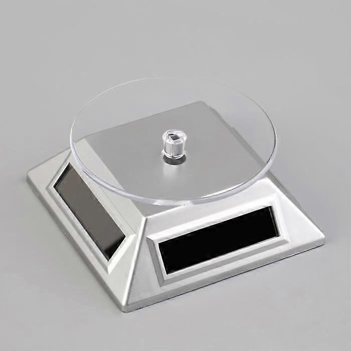 solar powered rotating jewelry display stand