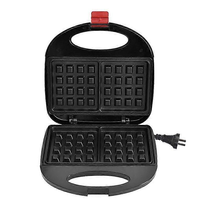 Compact Waffle Maker, One-Click Operation, Versatile Breakfast Maker for Light Meals and Snacks, Durable Metal & Plastic
