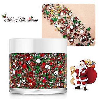 Holographic Body Glitter Gel For Body, Face, Hair And Lip, Color Changing Glitter Gel Under Light, Vegan Cruelty Free