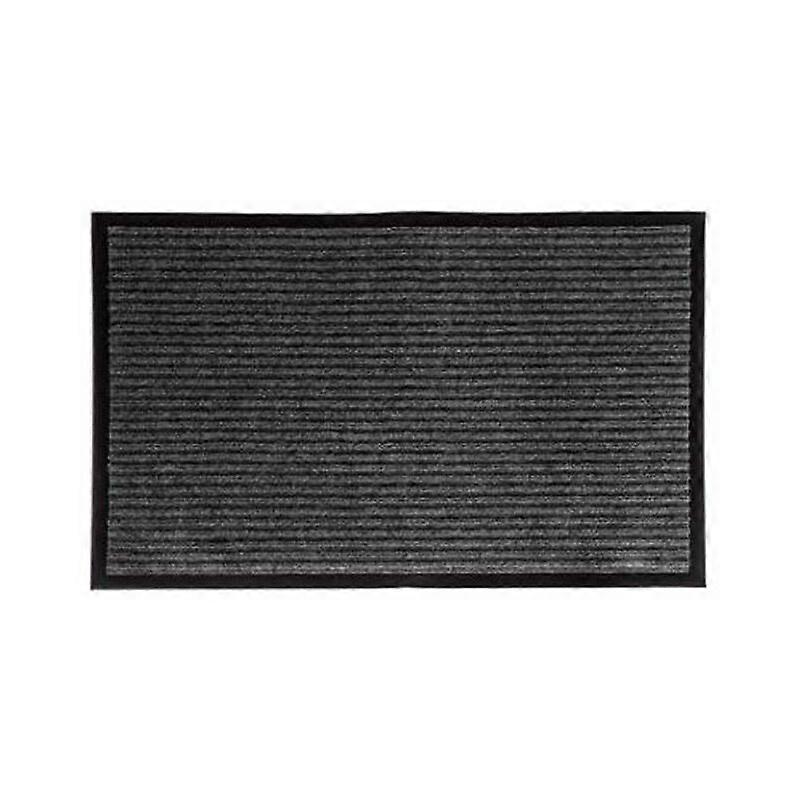 Alfombrilla de entrada rectangular 50x80 - Gris oscuro - Gris -
