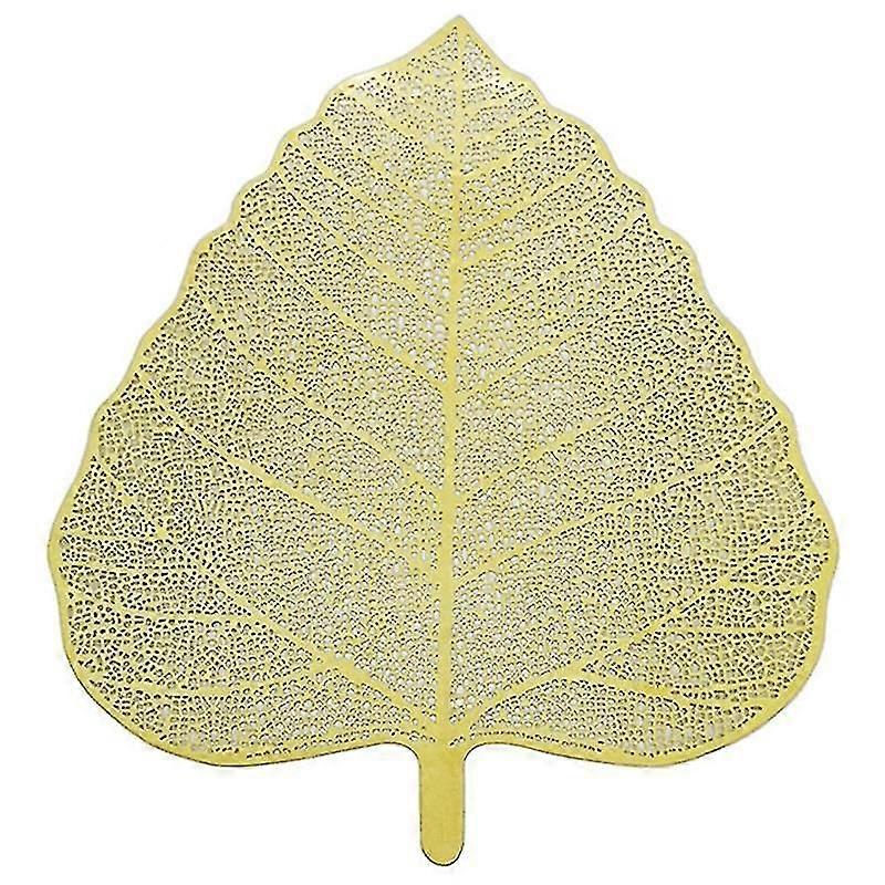 New Stainless Steel Handmade Leaf Shape Tea Strainer,(gold)