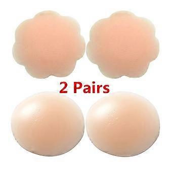 Self Adhesive Silicone Nipple Cover Bra Nipple Covers Nippleless Pasties 2 Round