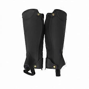 Microfiber Riding Leg Guards Tailored Leg Guards with Foot Strap for Riders,