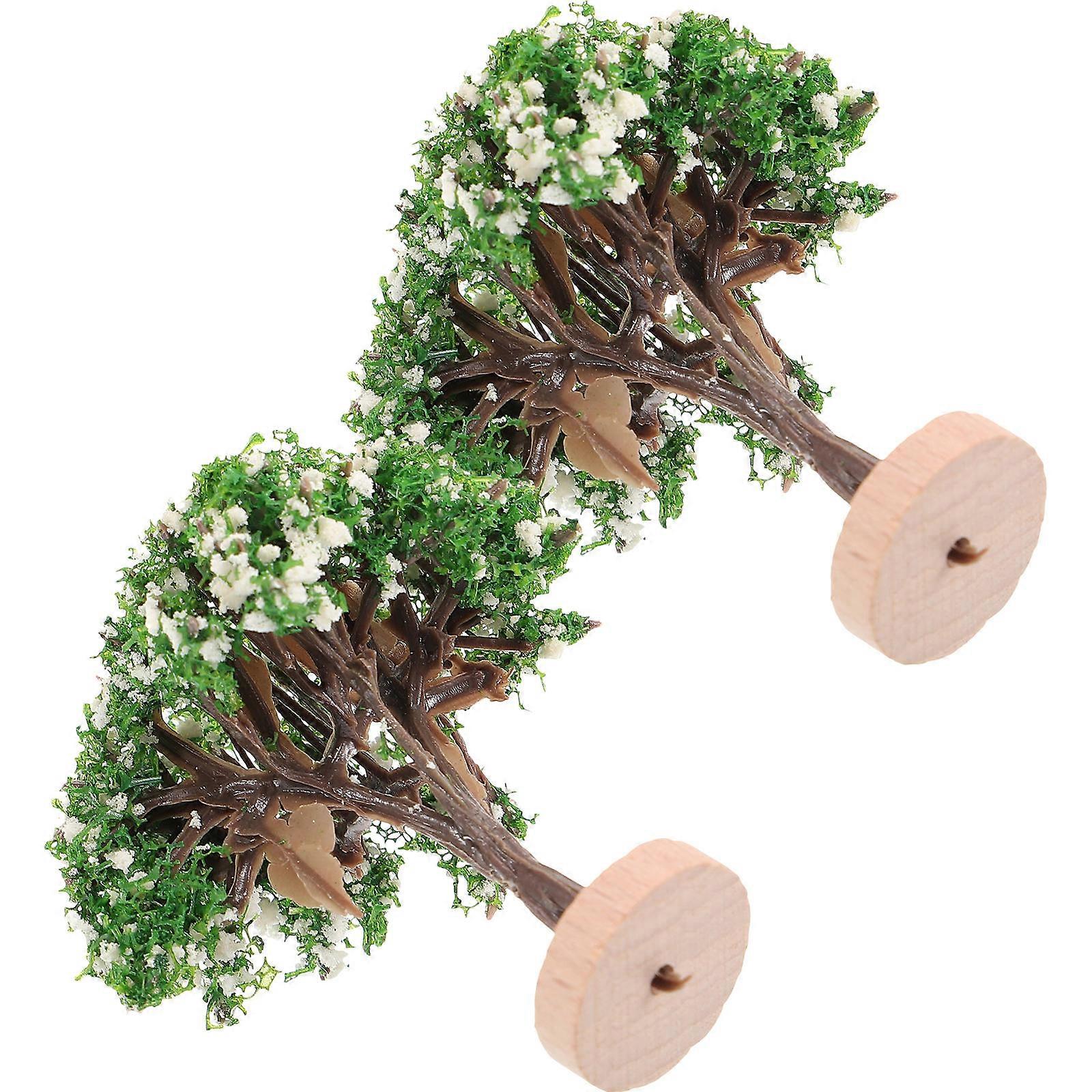 Miniature Trees Miniature Landscape Tree for Decor 2Pcs Collection