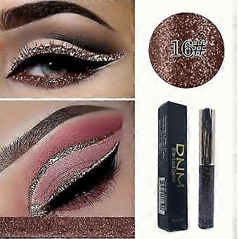 16 kleuren vloeibare eyeliner coloful glitter waterdichte langdurige quick dry eyeliner pen