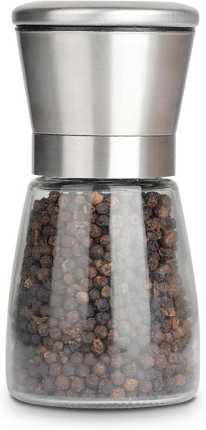 Pepper Grinder Pepper Mill, Salt Grinder Refillable,(Single Package) Adjustable