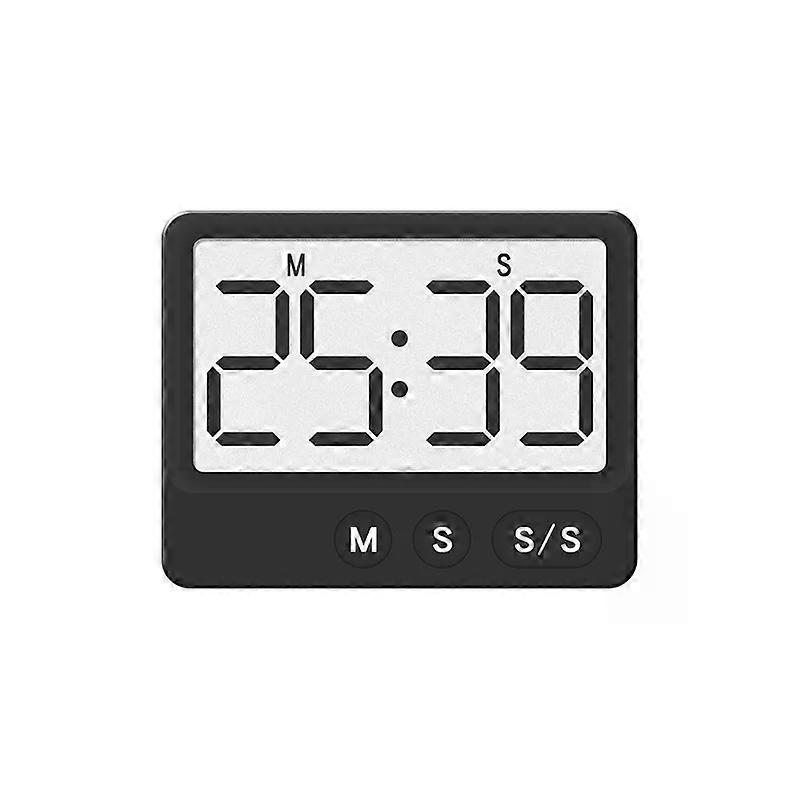 Kitchen Timer Magnetic Cooking Digital LCD Display Student Time Management Mute Desktop compatible with Shower Study