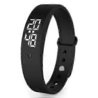 Vibrasjonsalarm Klokke med 6 Daglige Påminnelser Stille Vibrerende Varsel Vanntett Armbåndsur