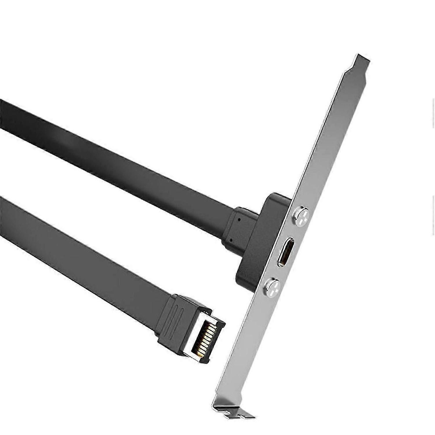 USB3.1 Baffle Cable /TYPE-E to TYPE-C Front C Mother Chassis, 50cm