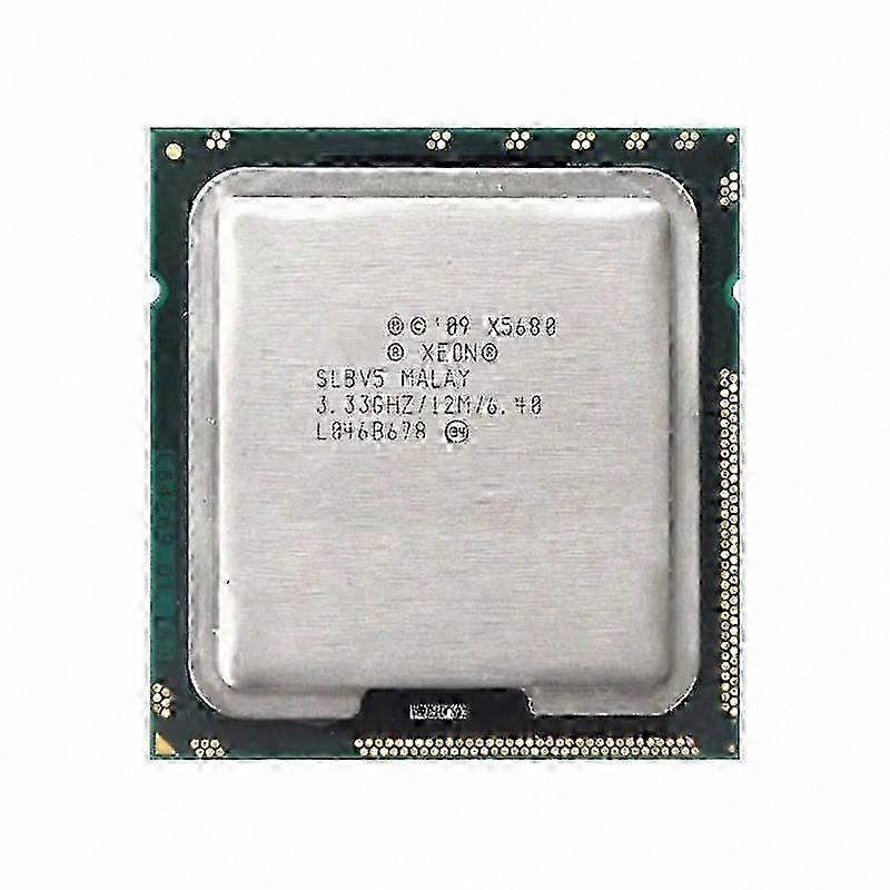 6-Core Processor with 12 Threads, 3.33GHz Speed, 12MB Cache, LGA1366 Socket, 130W TDP for High-Performance Computing