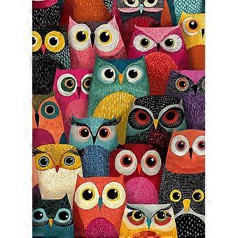 Jigsaw Animal Owl Birds Puzzle Game Night  Owl Collection CYQL-741