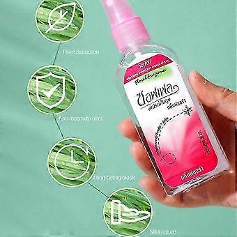 Spray antizanzare Thailandese Plant 80ml, repellente liquido per insetti contro gonfiore e prurito da zanzare NUOVO.C2