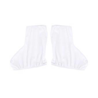 Anti-Scratch Skate Shoe Sleeve Elastic Boot Covers in White