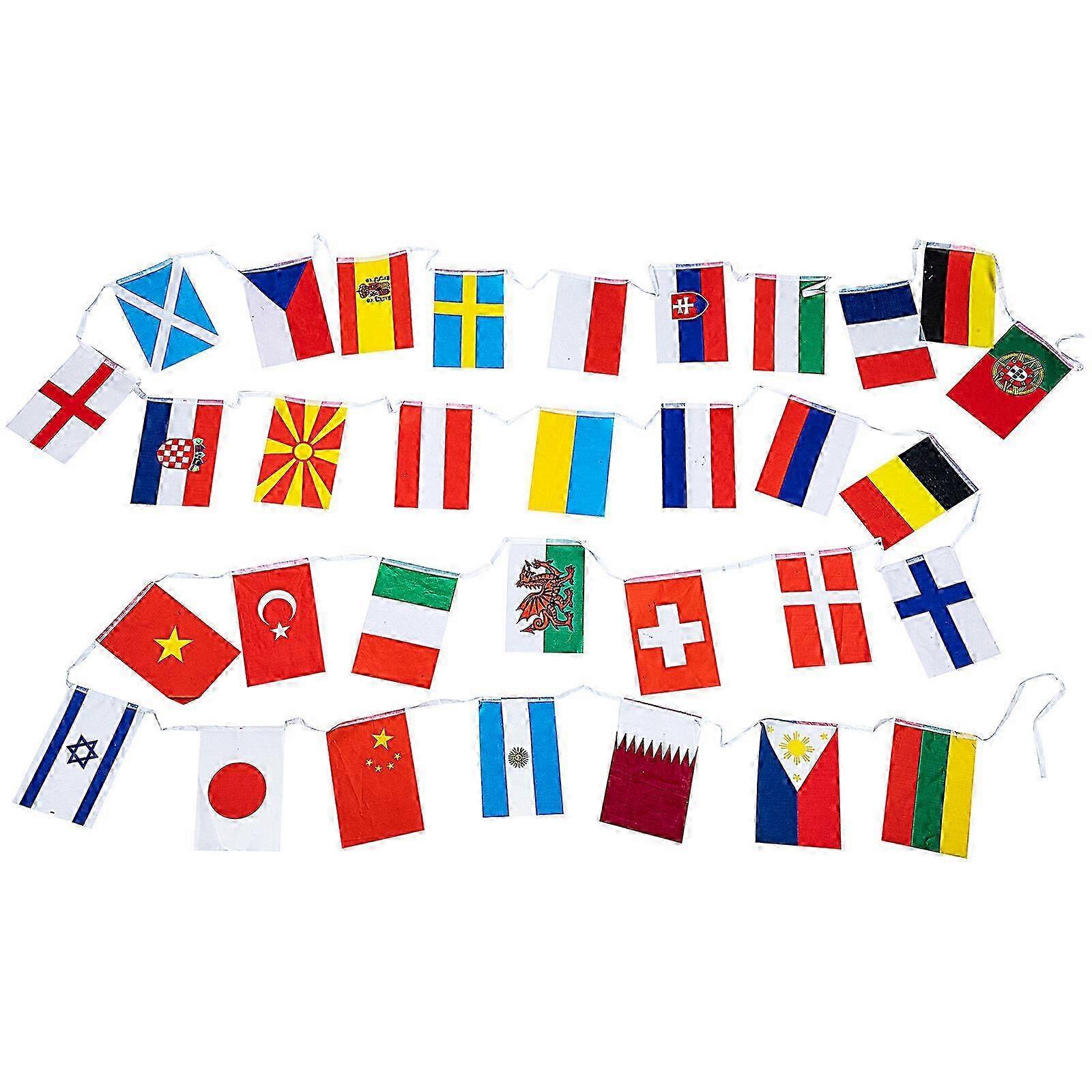 32-countries String Flags Party Decoration Pull Flags Decorative Countries String Flags