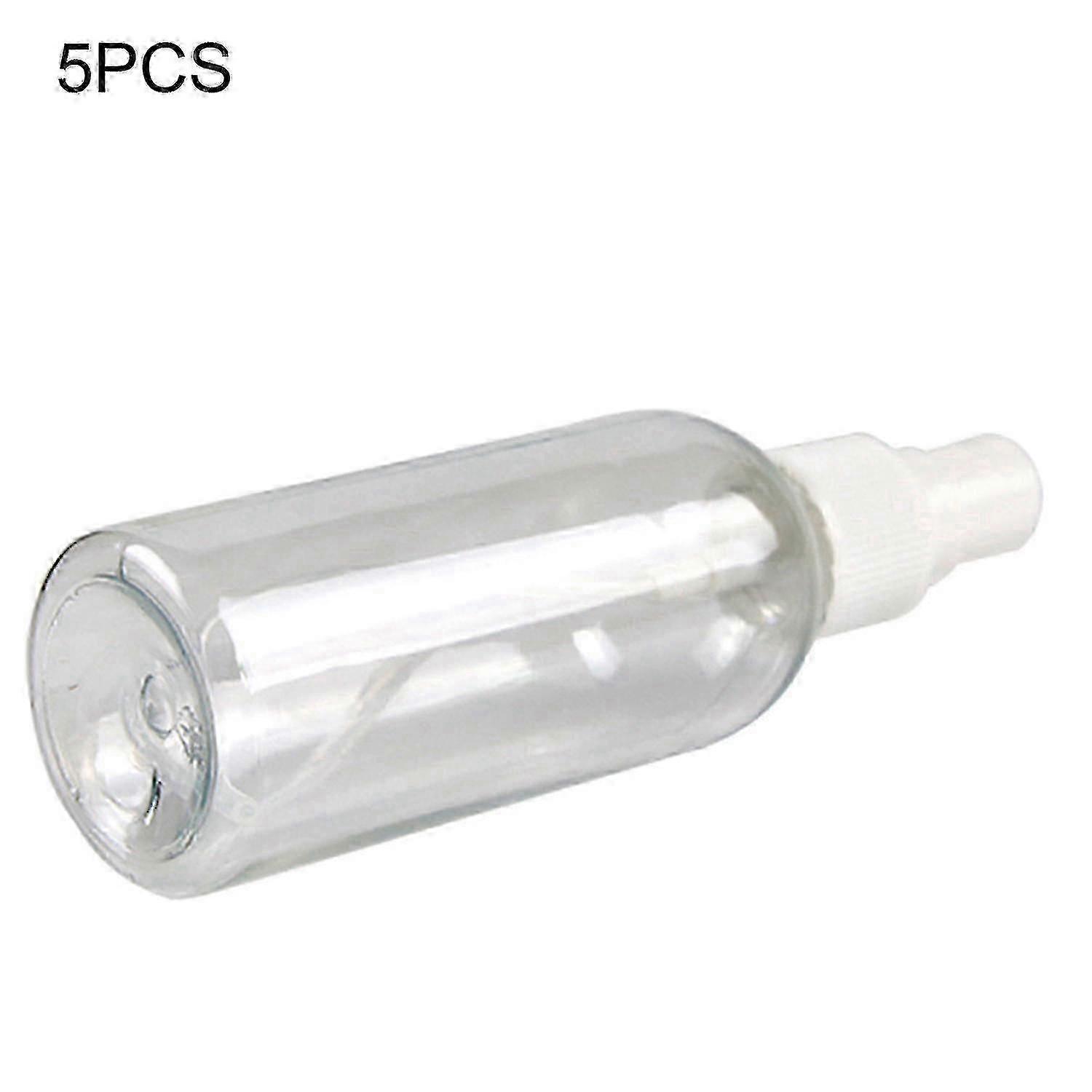 5Pcs 150/200/250/300ml Refillable Transparent PlasticEmpty Small Spray Bottle