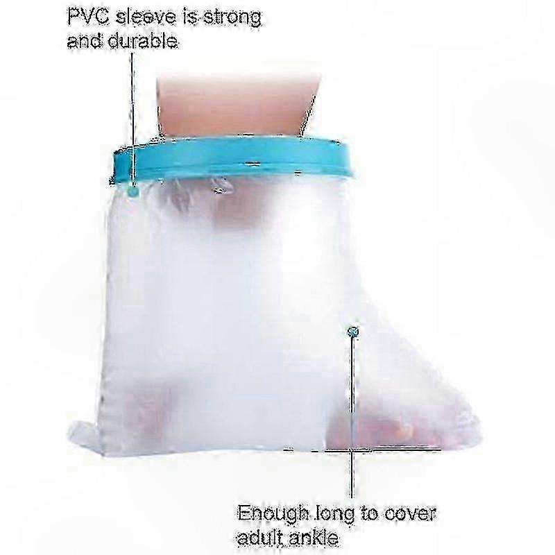 Waterproof Foot & Leg Shower Protection - Adhesive Plaster compatible with Secure Coverage