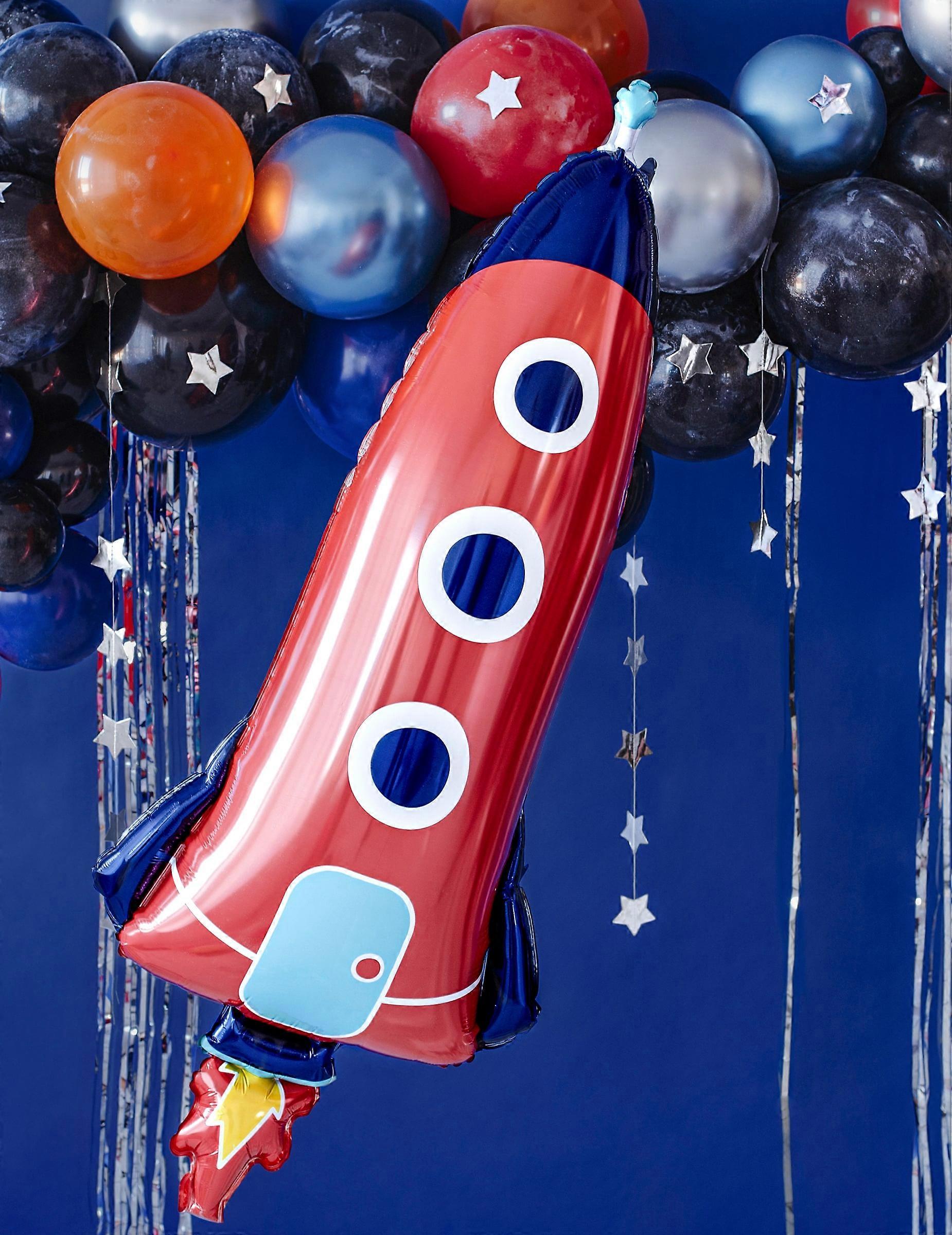 Rocket foil balloon 44 x 115 cm