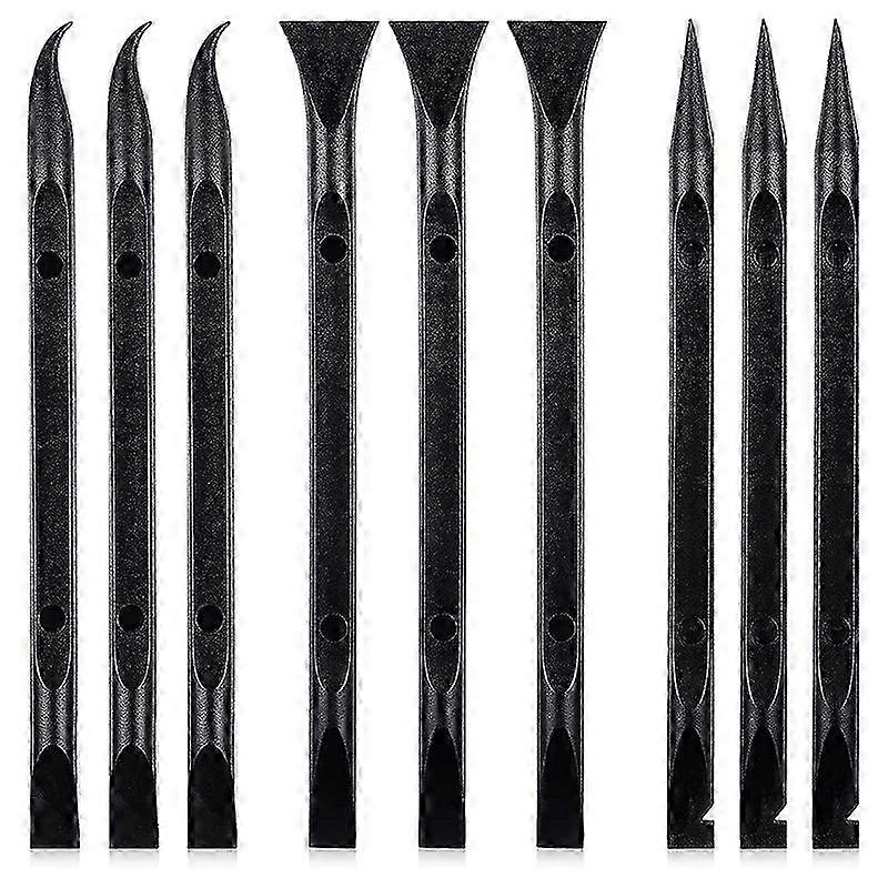 9 Pcs Plastic Scraper Tool Scratch Free Plastic Scraper Cleaning Pen Shaped Scraper Tool Multipurpose Label Scraper