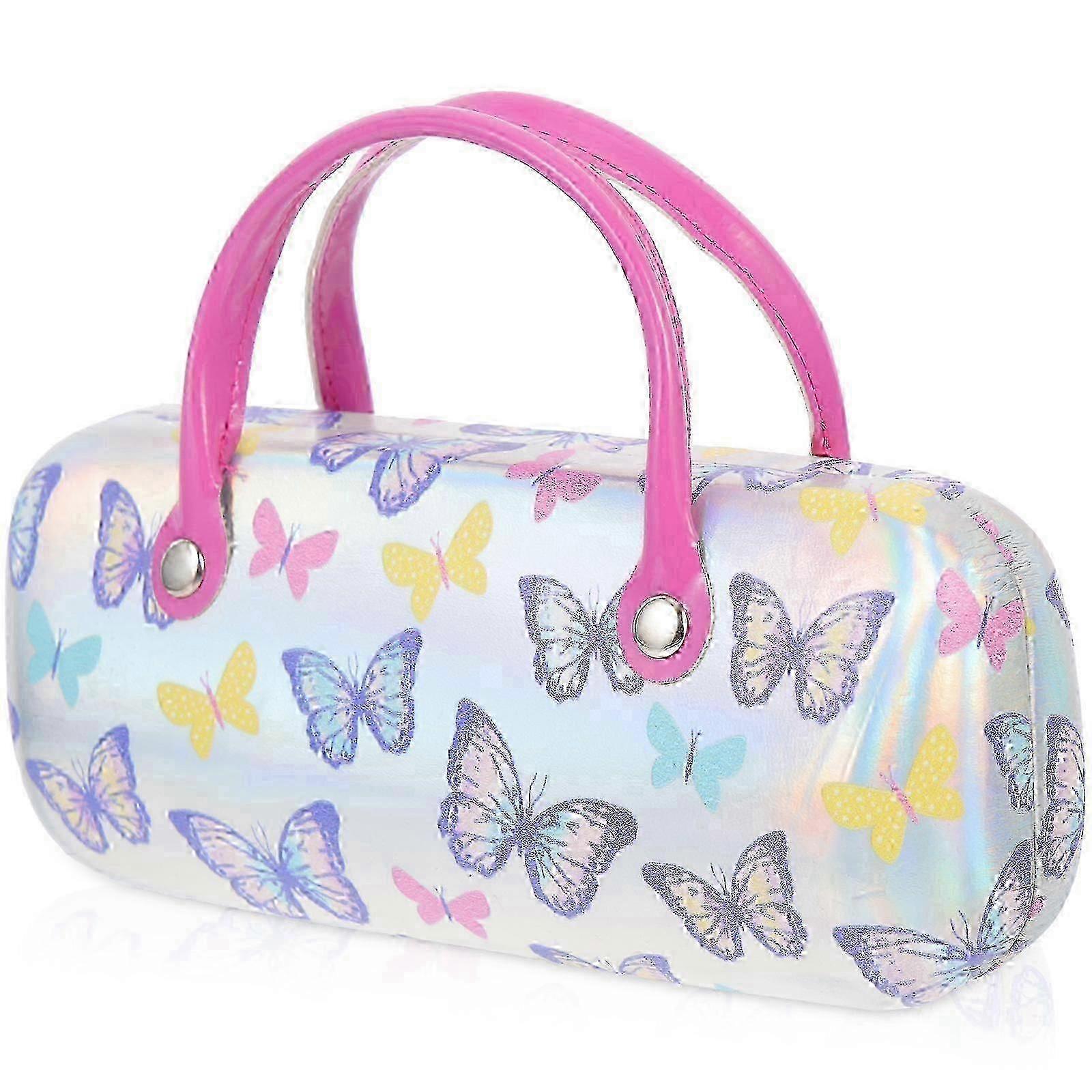 Sturdy PU Glasses Case With Flocked Interior