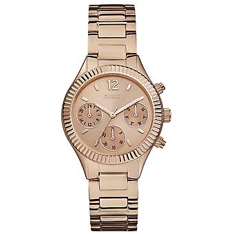 Guess lady Quartz Analog Women Watch with Stainless Steel Bracelet Gold Plated W0323L3
