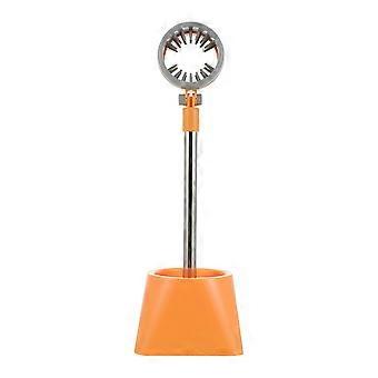 Punch-Free Hair Dryer Rack Practical Holder for Home Use 1Pcs Orange