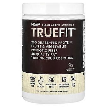 RSP Nutrition, TrueFit, mit Gras gefütterter Proteinshake mit Früchten und Gemüse, Schokolade, 980 g (2,16 lbs)