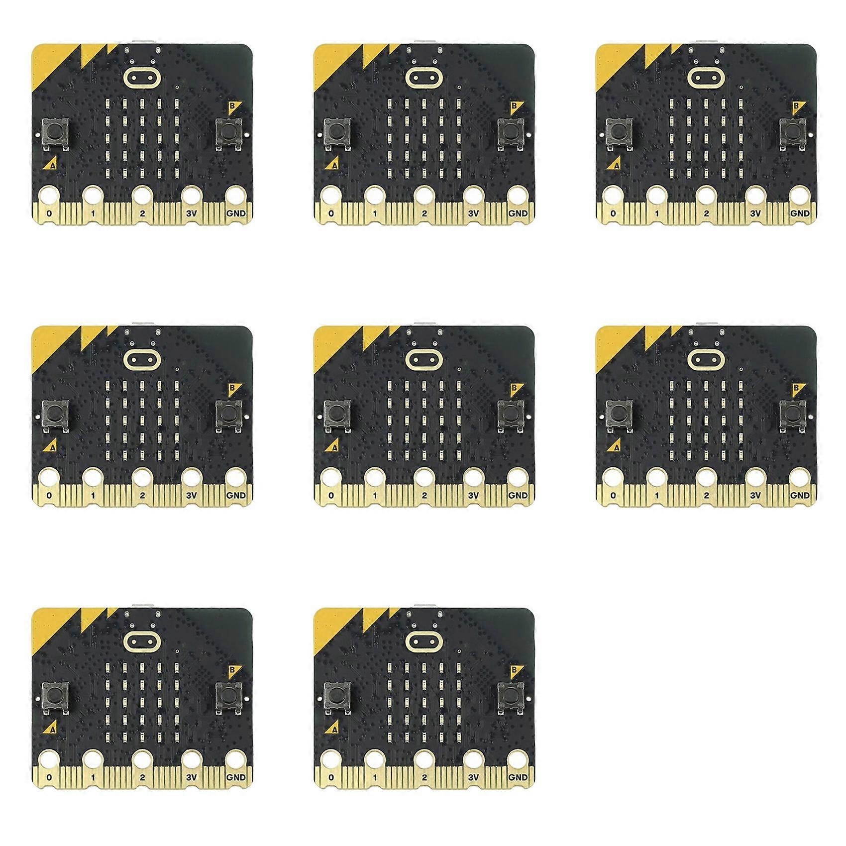 8X for Microbit V2 Programmable Development Board Scratch Programmable Expansion Board for School DIY Programming
