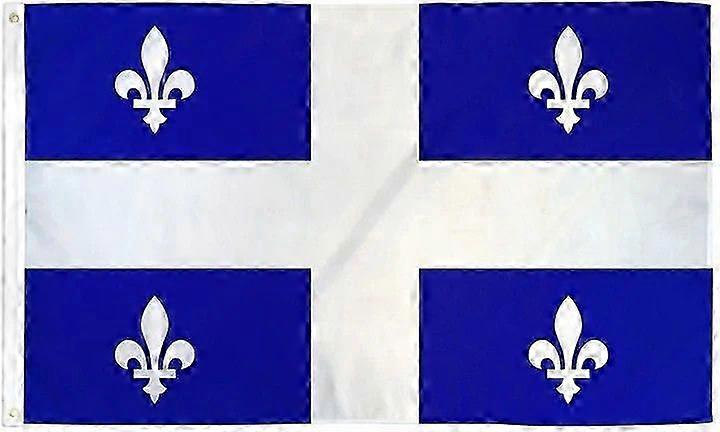 Flagge von Quebec.