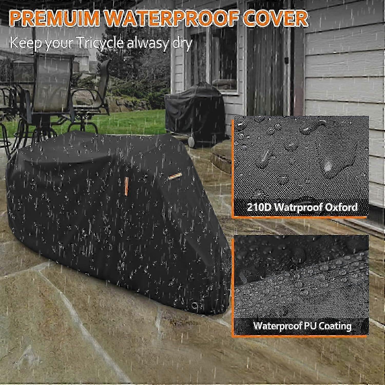 Dustproof Windproof Tricycle Cover