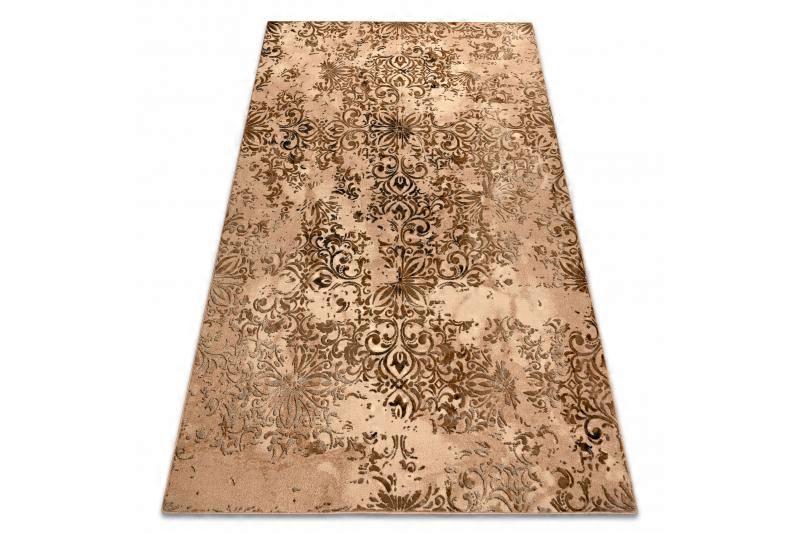 Wool carpet OMEGA NEXUS Ornament brown