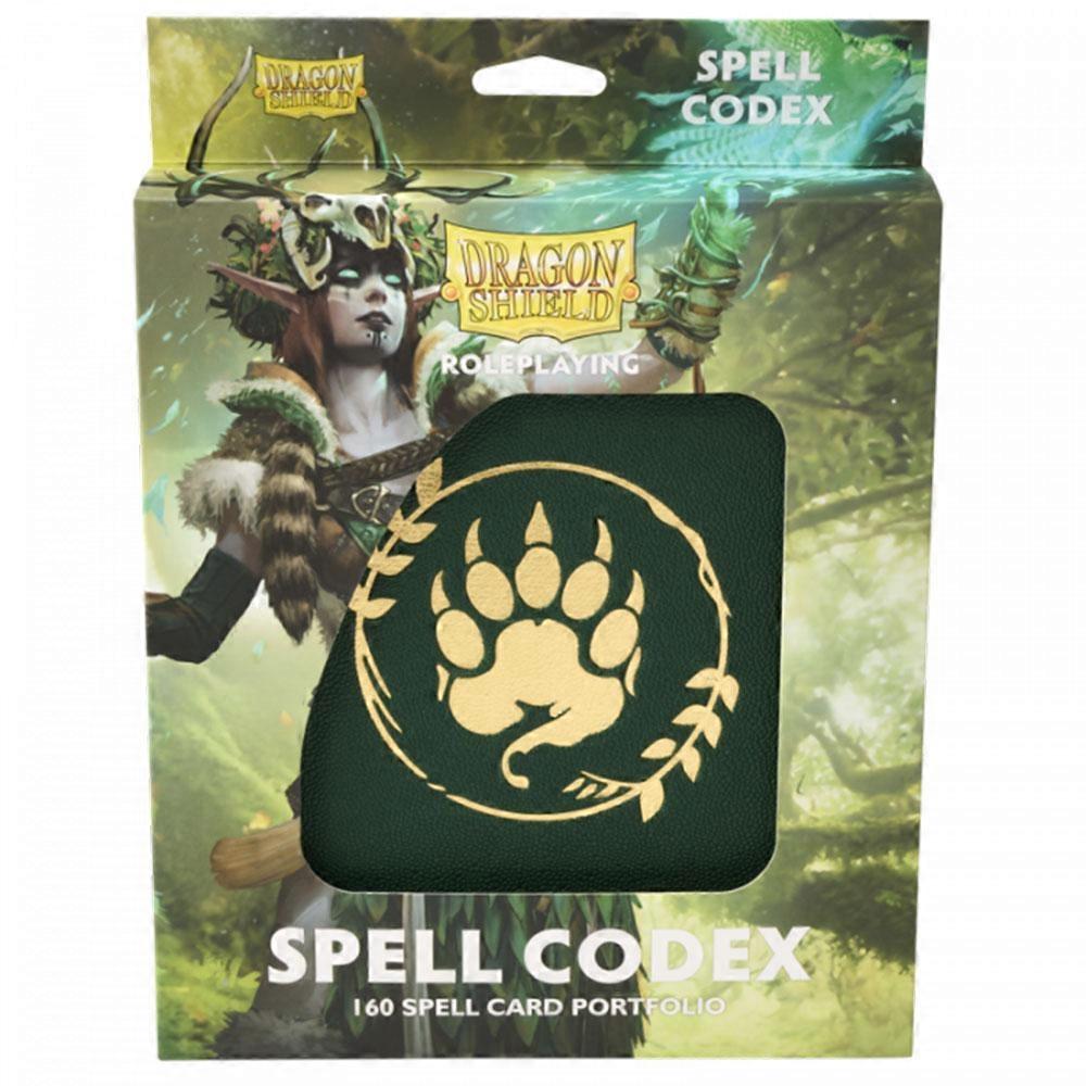 FOREST GREEN Dragon Shield Highly Interactive Quality Roleplaying Spell Codex