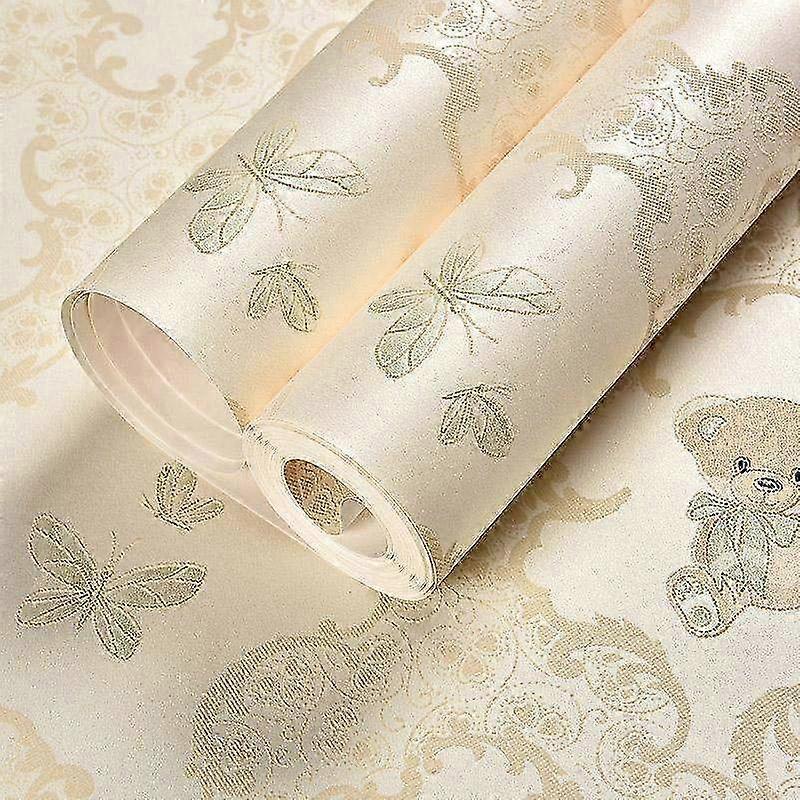 3D Bear Self-Adhesive Wallpaper