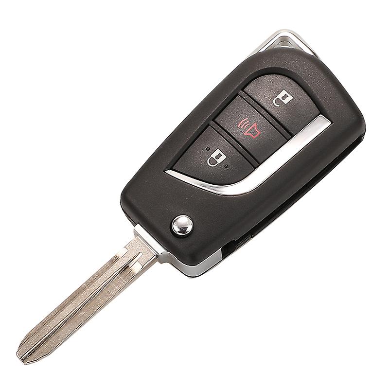 2/3/4btn Flip Folding Remote Key Shell For Toyota Levin Camry Reiz Highlander Corolla Key Case Va2 Toy48 Toy43