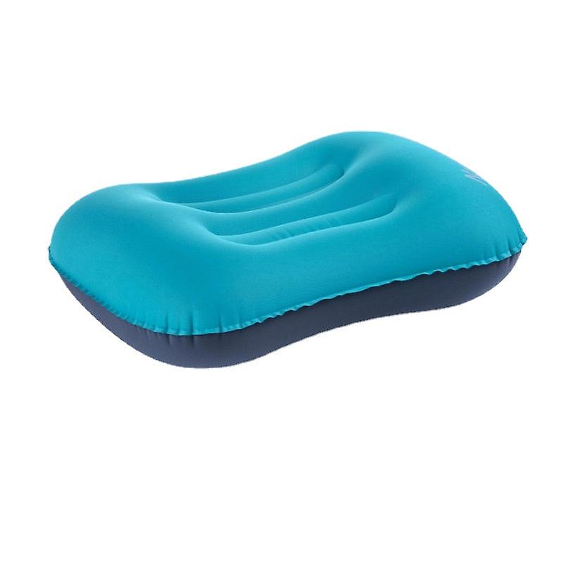Camping Inflatable Pillow - Portable, Fast-inflating, Tpu Elastic Fabric For Outdoor Travel And Neck Support