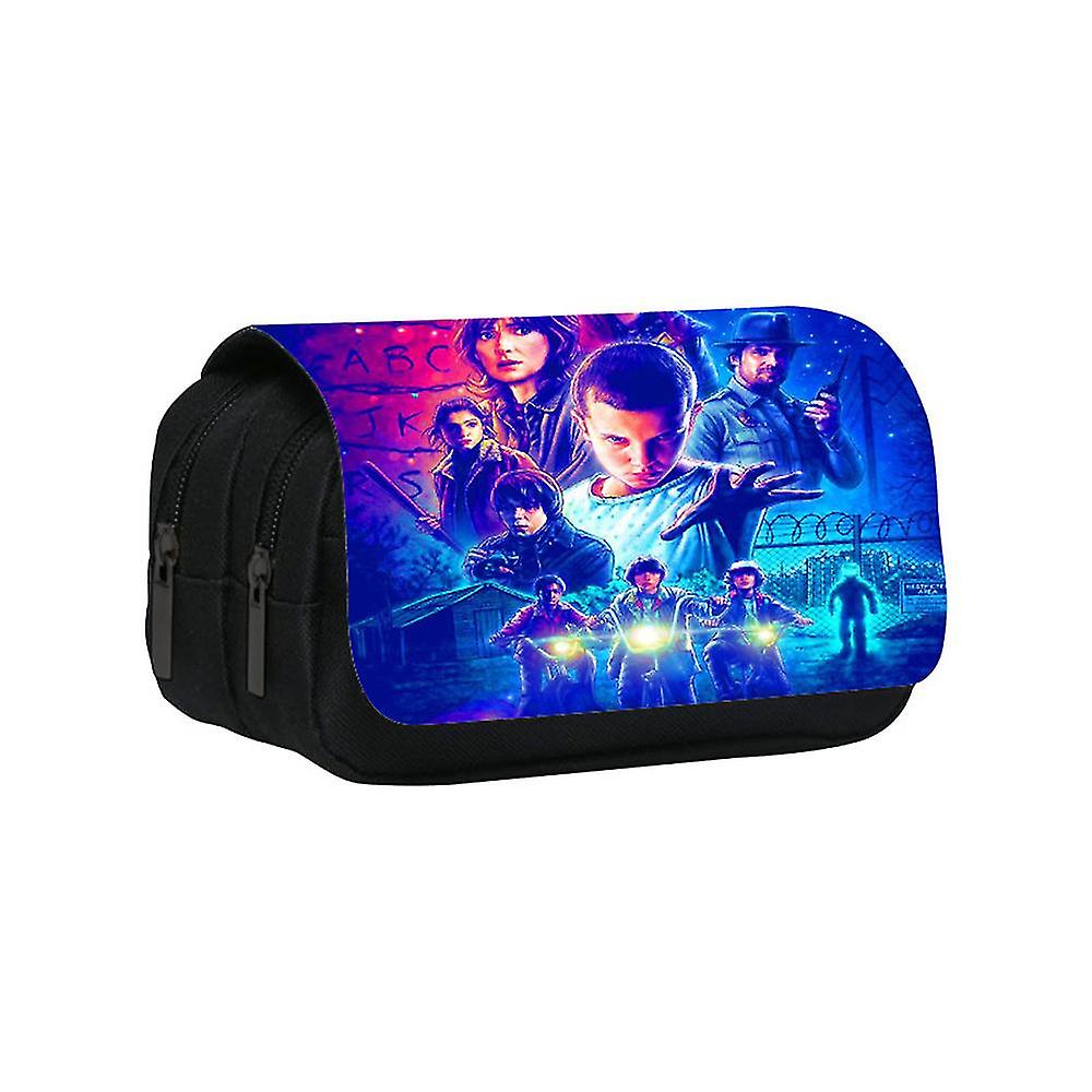 Stranger Things 4 Piórnik Studenci Dwuwarstwowa torba papiernicza o dużej pojemności Prezenty-r
