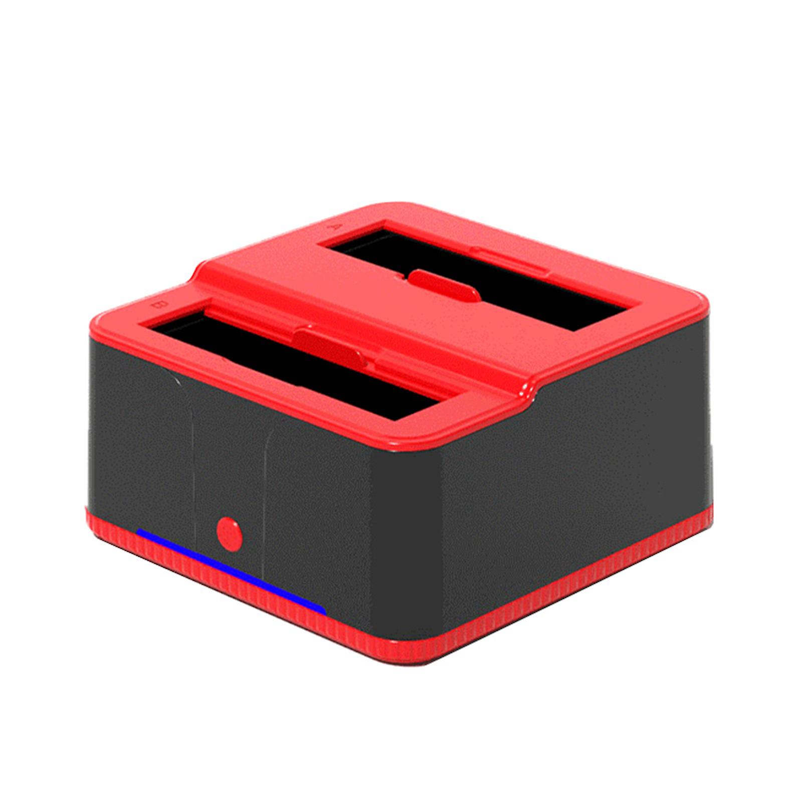 2.5/3.5'' Usb Sata Dual-Disk Hard Disk Enclosure Offline Copy Duplicator Socket