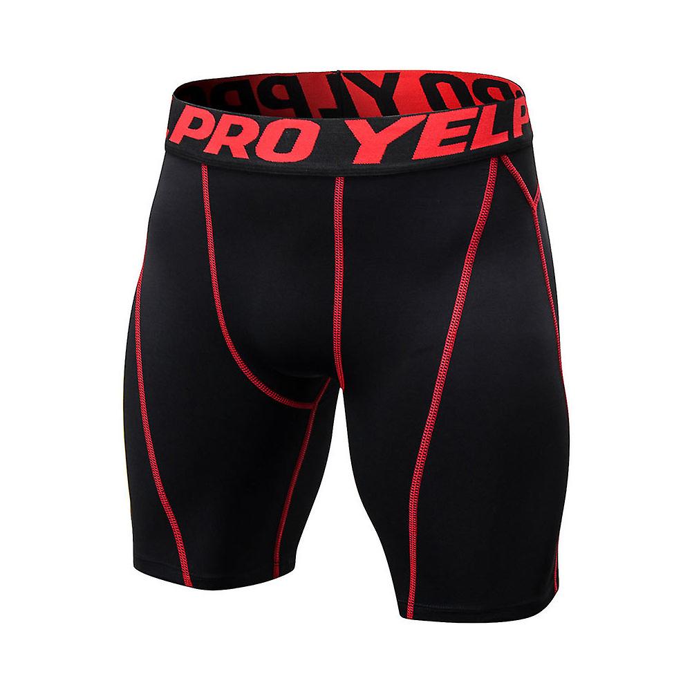 Men Sports Shorts Elastic Tight Slim Fit Quick Dry Sports Pants for Workout New